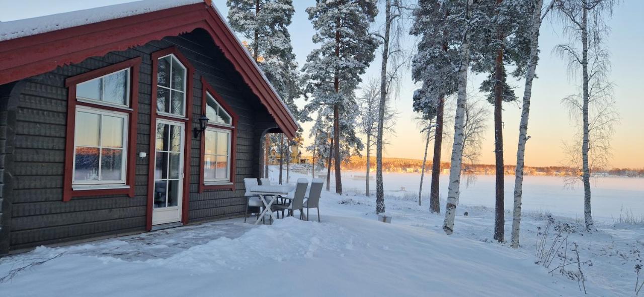 Lakeside Log Cabin Fraemby Udde Falun Kültér fotó